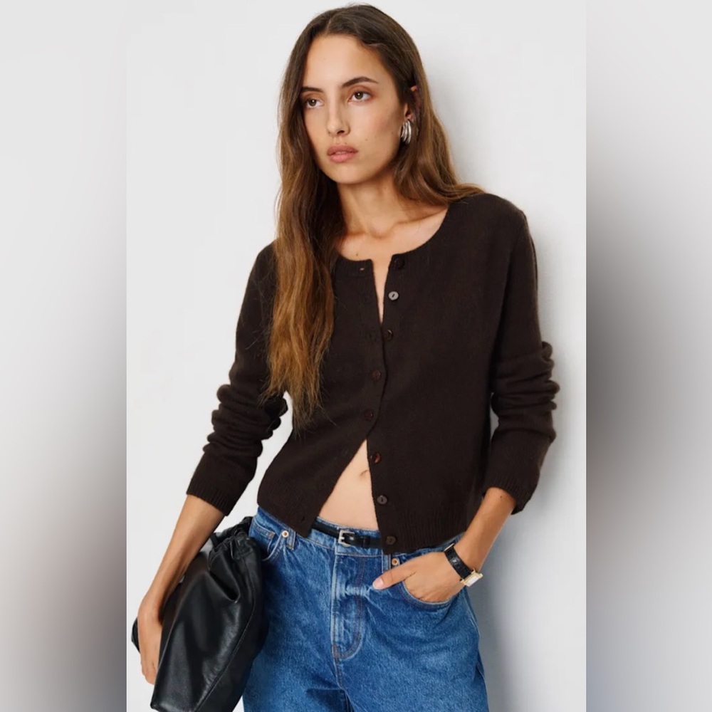Clara cashmere cardigan-mole